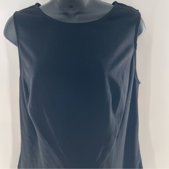 LOFT Black and Purple Mini Dress - Picture 12 of 16